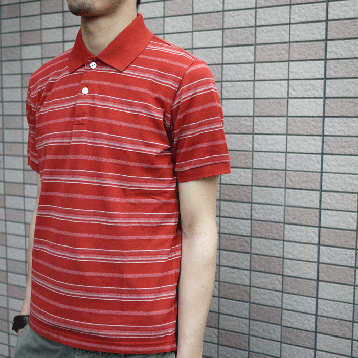 ts(s) / Over Dyed T/C Gradation Stripe Polo Shirts