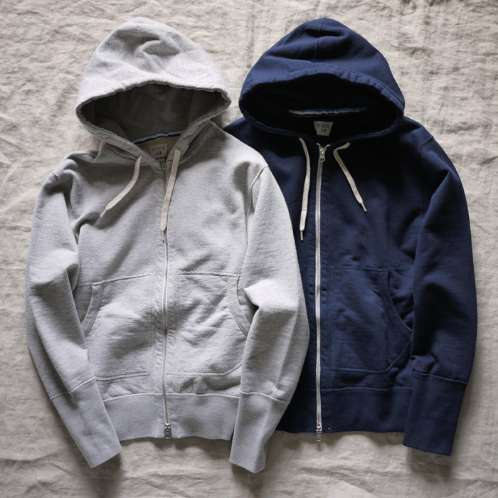 【再入荷】VISIEUR / Zip-up Sweat Parka
