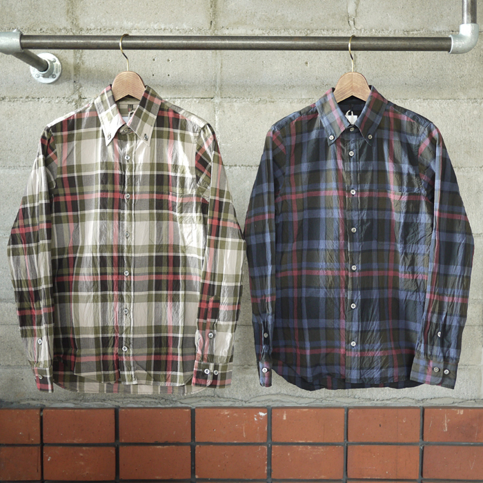 ts(s) / Pigment Dyed Madras Plaid Cotton Cloth B.D. Shirts