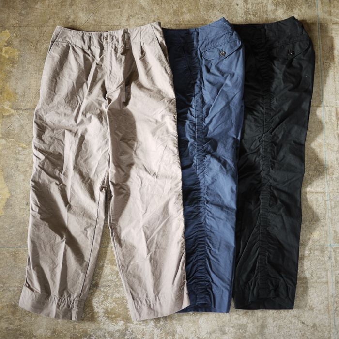 kolor / Uneven Yarn Puckering Wide Pants