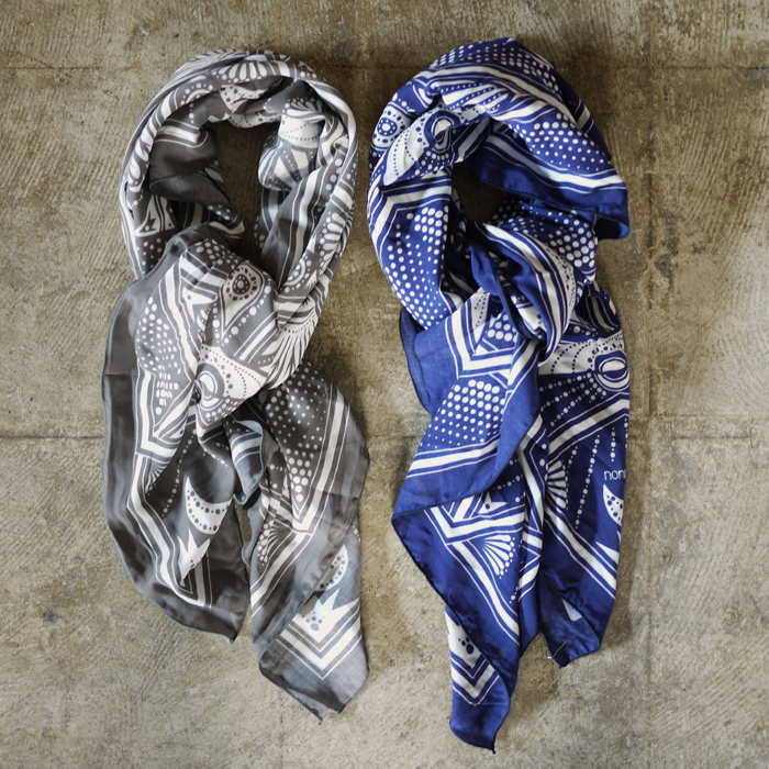 nonnative / Drifter Scarf “Arabesque” – C/R Broad