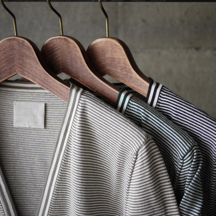 CHAUNCEY / Striped Knited Cardigan