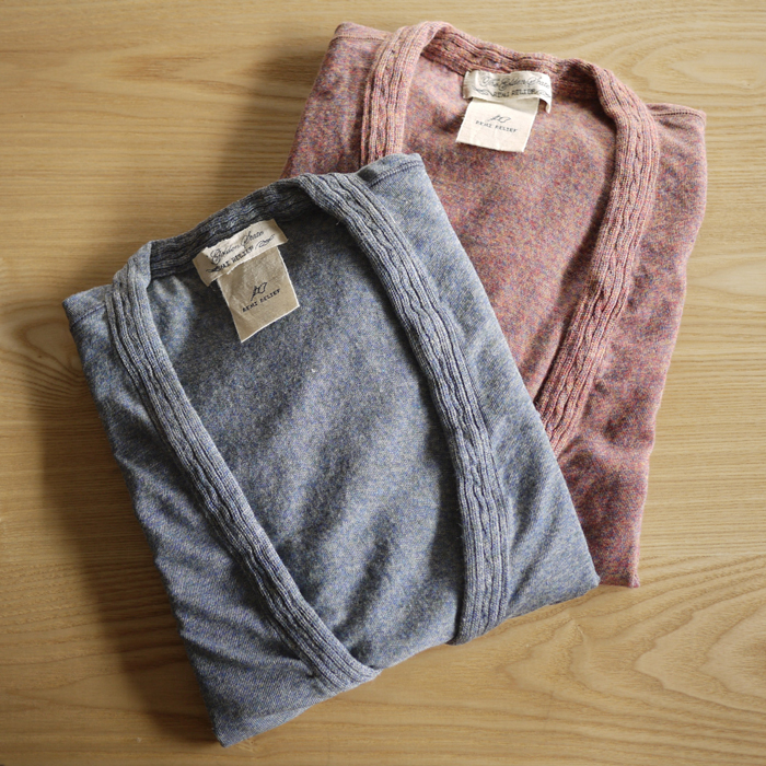 REMI RELIEF / Mix Color Linen Cardigan