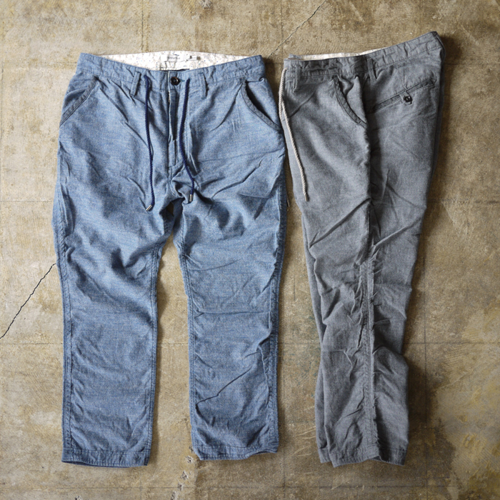 nonnative / Dweller Ankle Cut Pants – Cotton Marble Herringbone