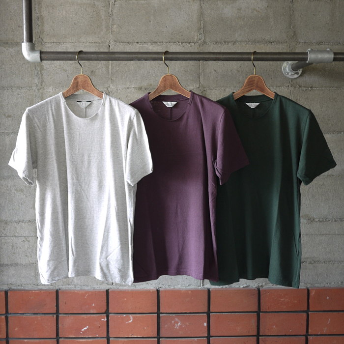UNUSED / Cut Off Neck T- Shirt