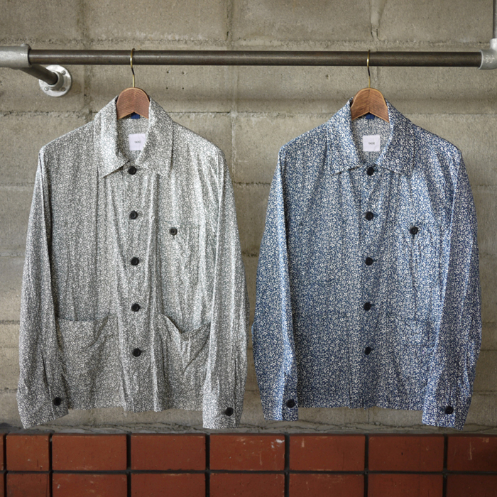 ts(s) / Flower Printed Cotton Viyella Cloth Cover All Jacket