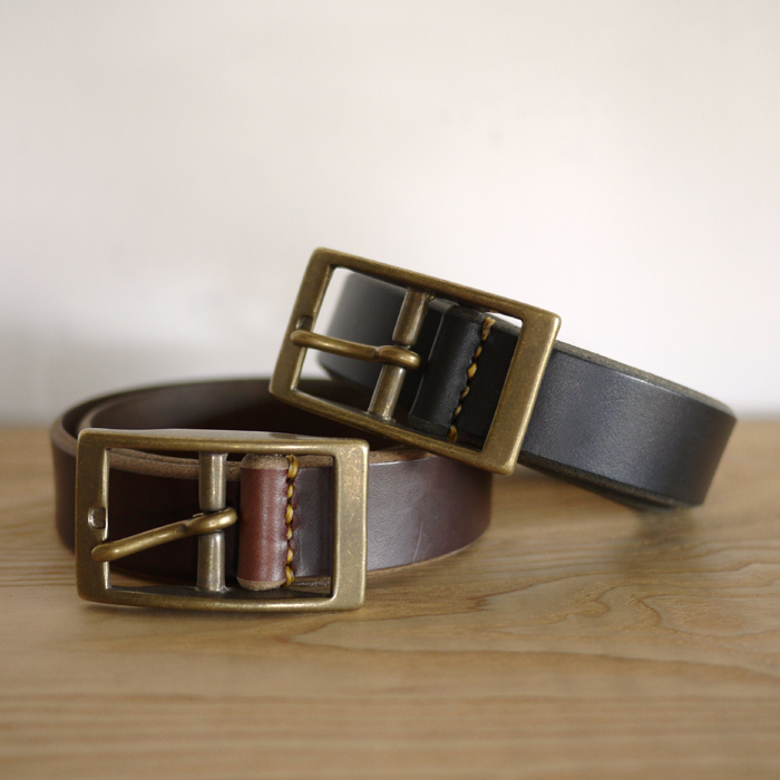 ARTS&CRAFTS / Chromexcel W-Bar Buckle Belt