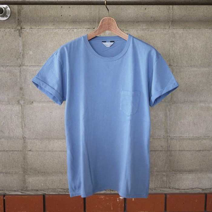 UNUSED / Short Sleeve T-Shirt Indigo-Dye