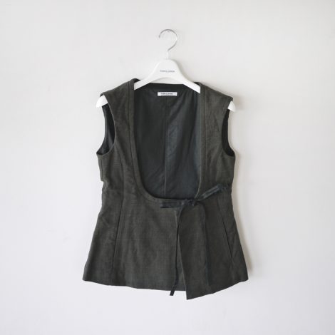 fu-rslabtwillcottonopenbibasymmetryvest-black-36