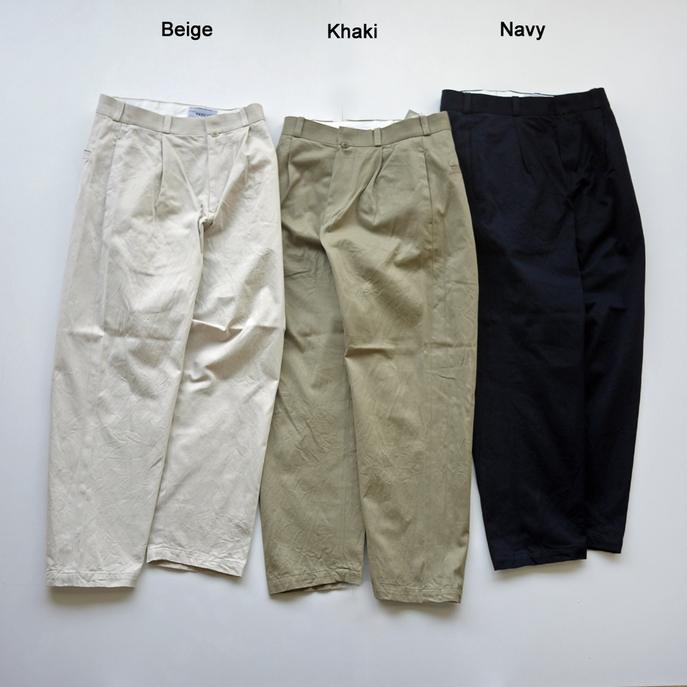 Chino Cloth Pants Tuck Tapered (Women's) | EUREKA FACTORY HEIGHTS