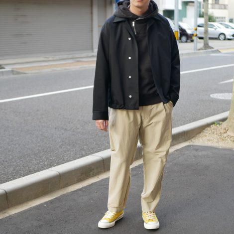 goldwin-onetucktaperedstretchtrousers