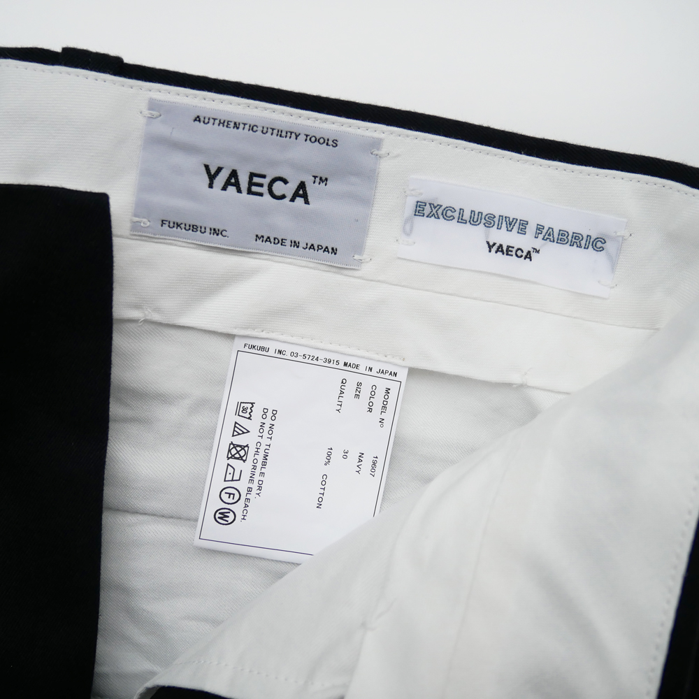 YAECA - ナロー チノパンツ NAVY-eastgate.mk