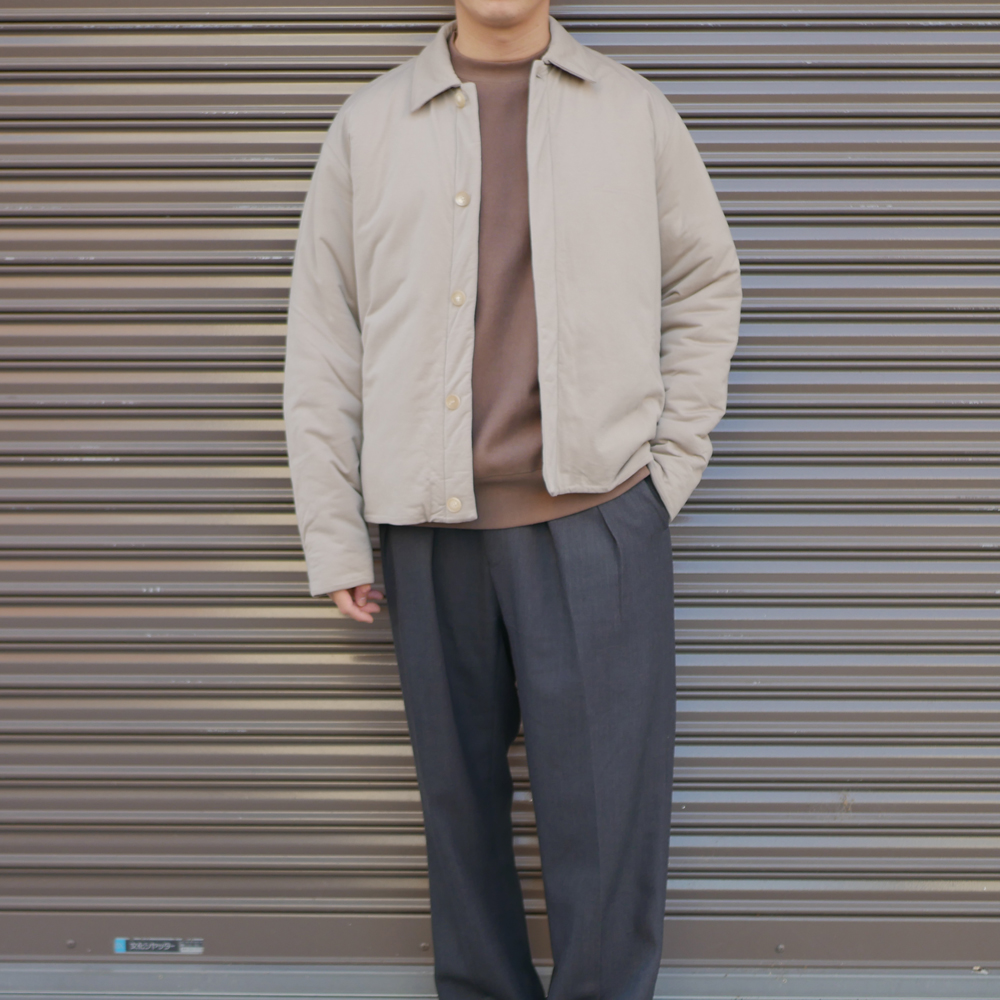 タグ付きAURALEE DOUBLE CLOTH PUFFER BLOUSON-