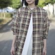 auraleewomens-woolrecyclepolyestersheerclothstandcollarshirts