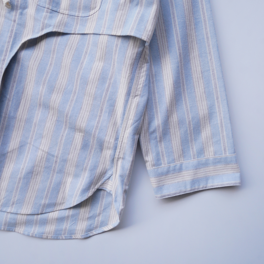 フミカウチダStriped Flannel Double Shirt | labiela.com