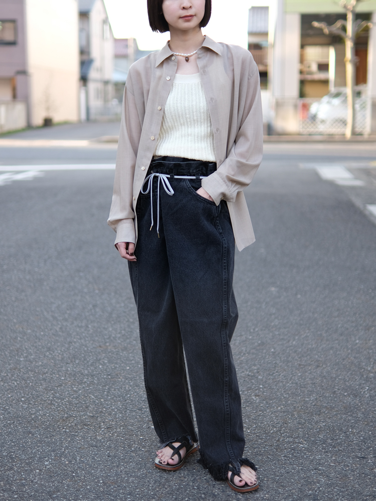 MAISON EUREKA VINTAGE REWORK BIGGY PANTS