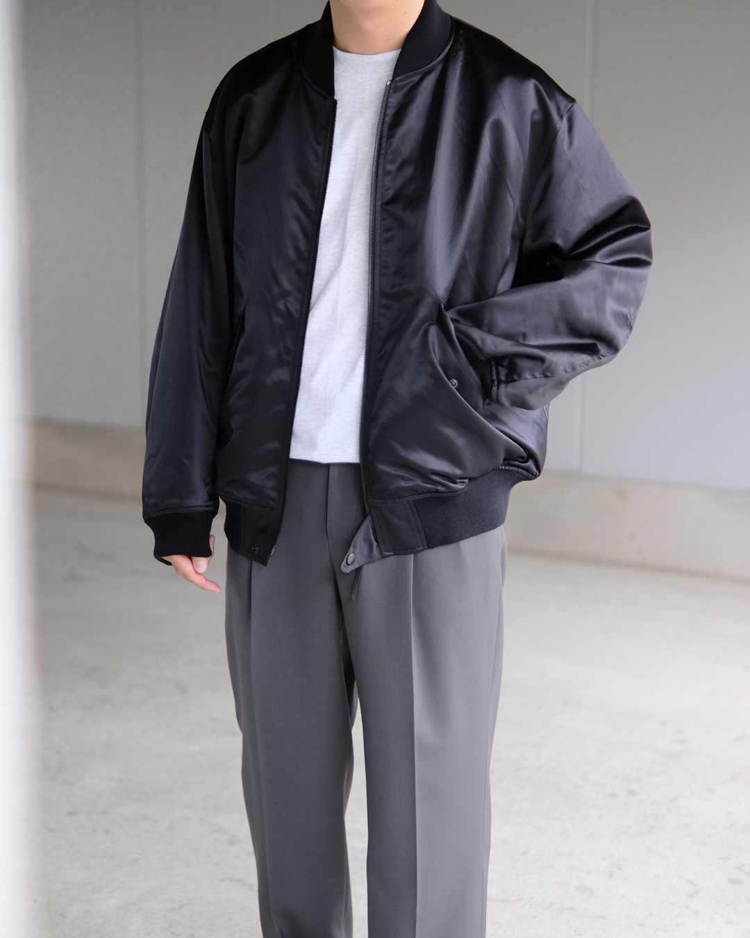 kaptain sunshine silk bomber jkt 22aw-