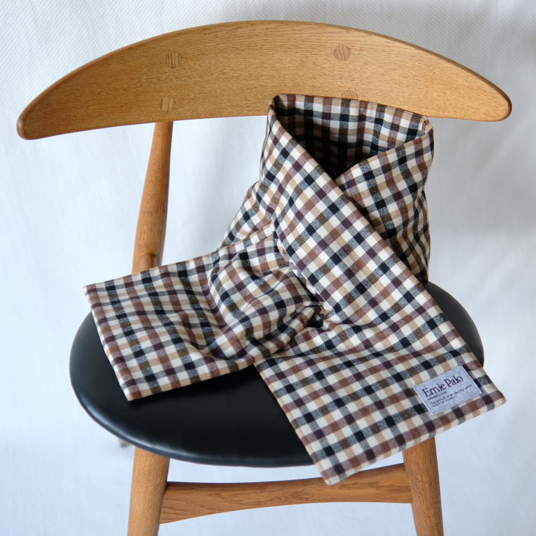 Ernie Palo 21aw Padded Check Muffler - マフラー Ernie Palo 21aw Padded Check Muffler - マフラー