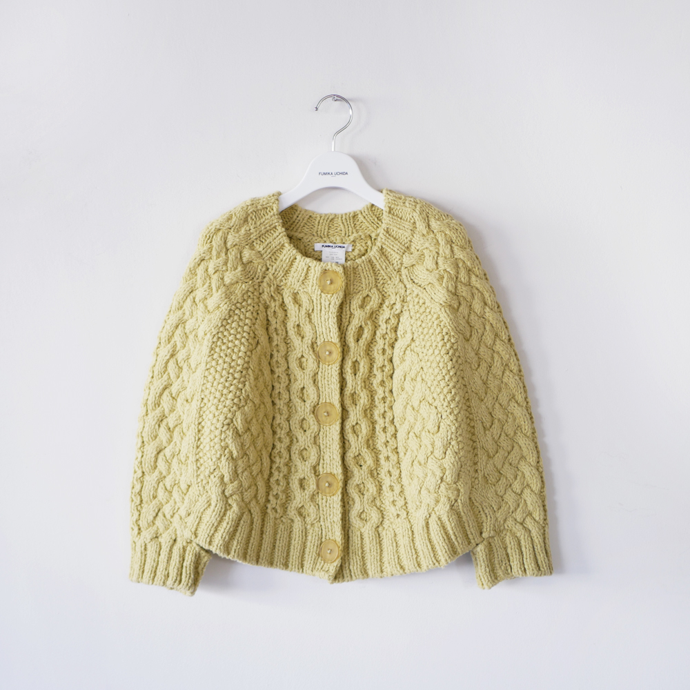 fl lanel garden cable knit(cream)ounce韓国