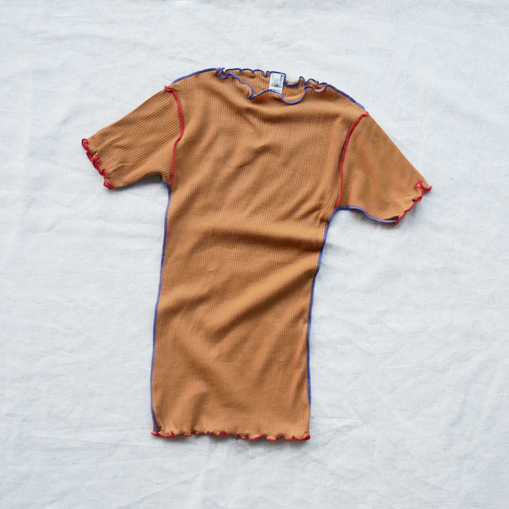 Baserange/ VEIN TEE COTTON RIB /S