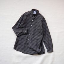 Handmade Mao Shirt With Fringed Collar - Cotton Poplin | EUREKA ...