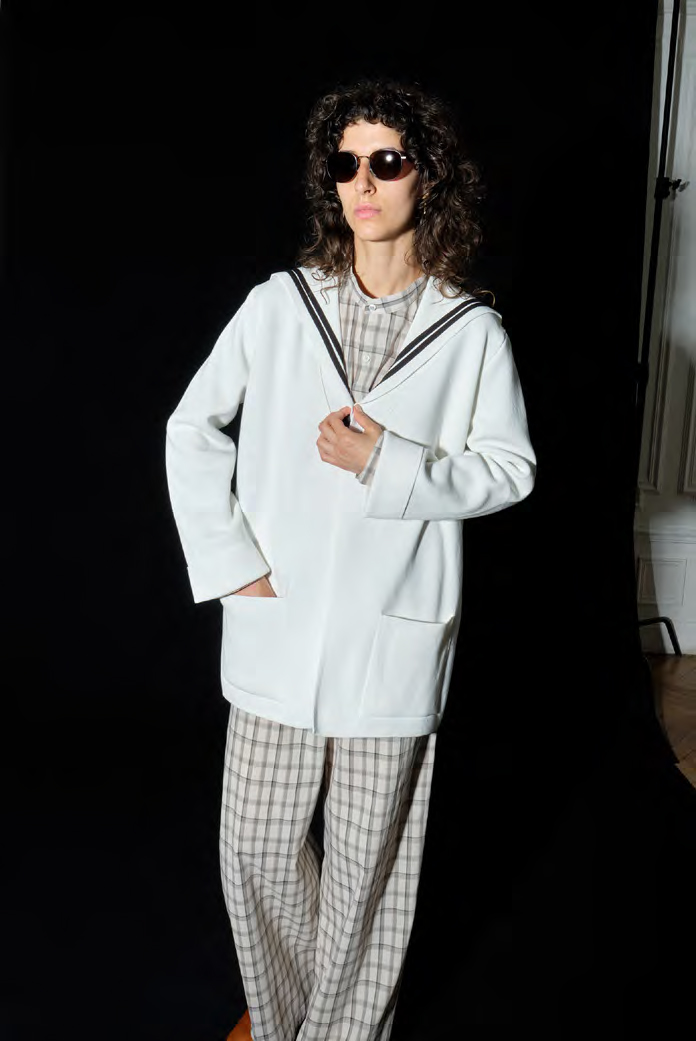 Cristaseya SAILOR CARDIGAN - KHAKI-