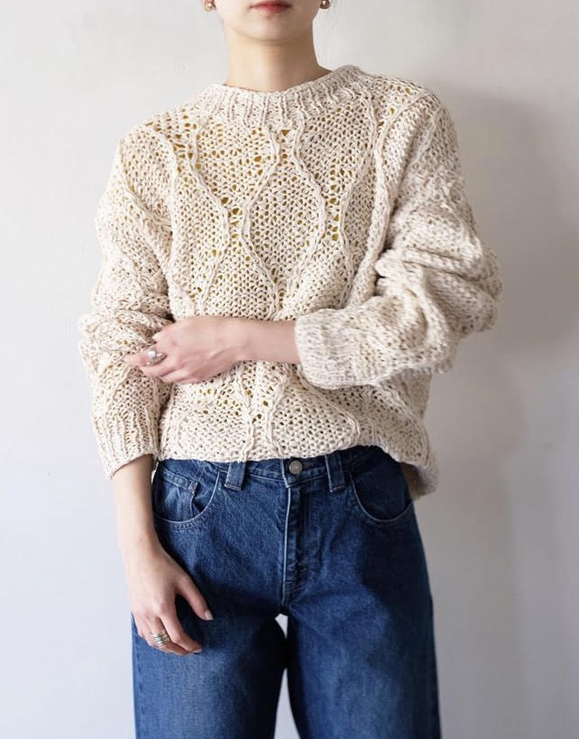 unused-gourdpatternhandknittedcrewnecksweater