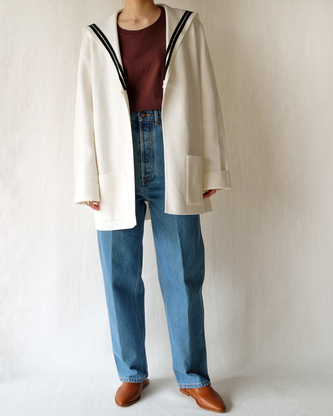 Sailor Cardigan - Cotton | EUREKA FACTORY HEIGHTS