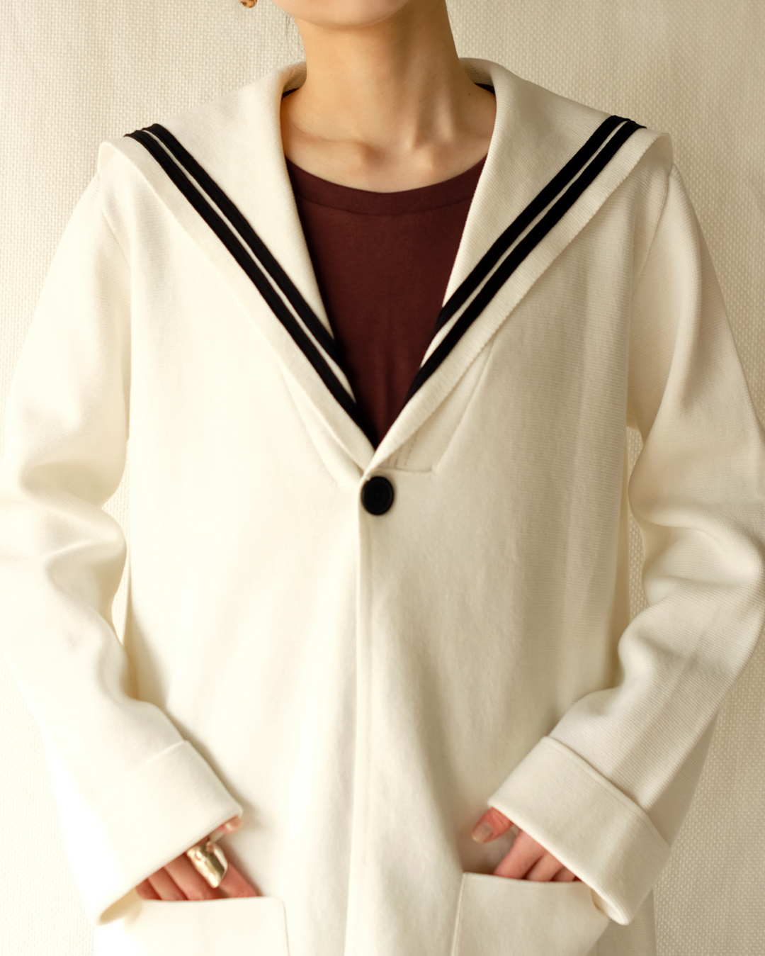 Sailor Cardigan - Cotton | EUREKA FACTORY HEIGHTS