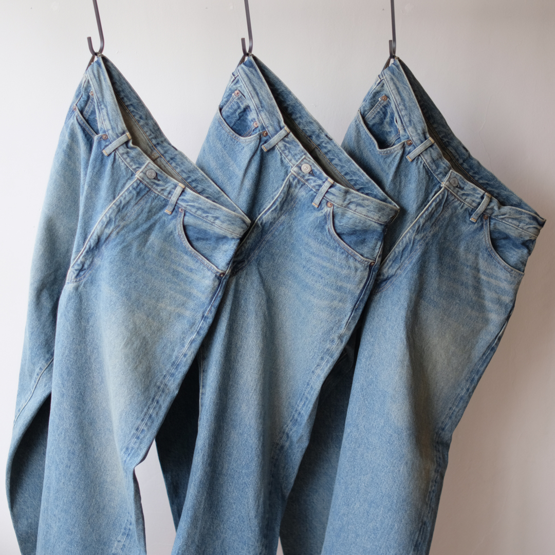 Kaptin sunshine 5P Zipper front denim