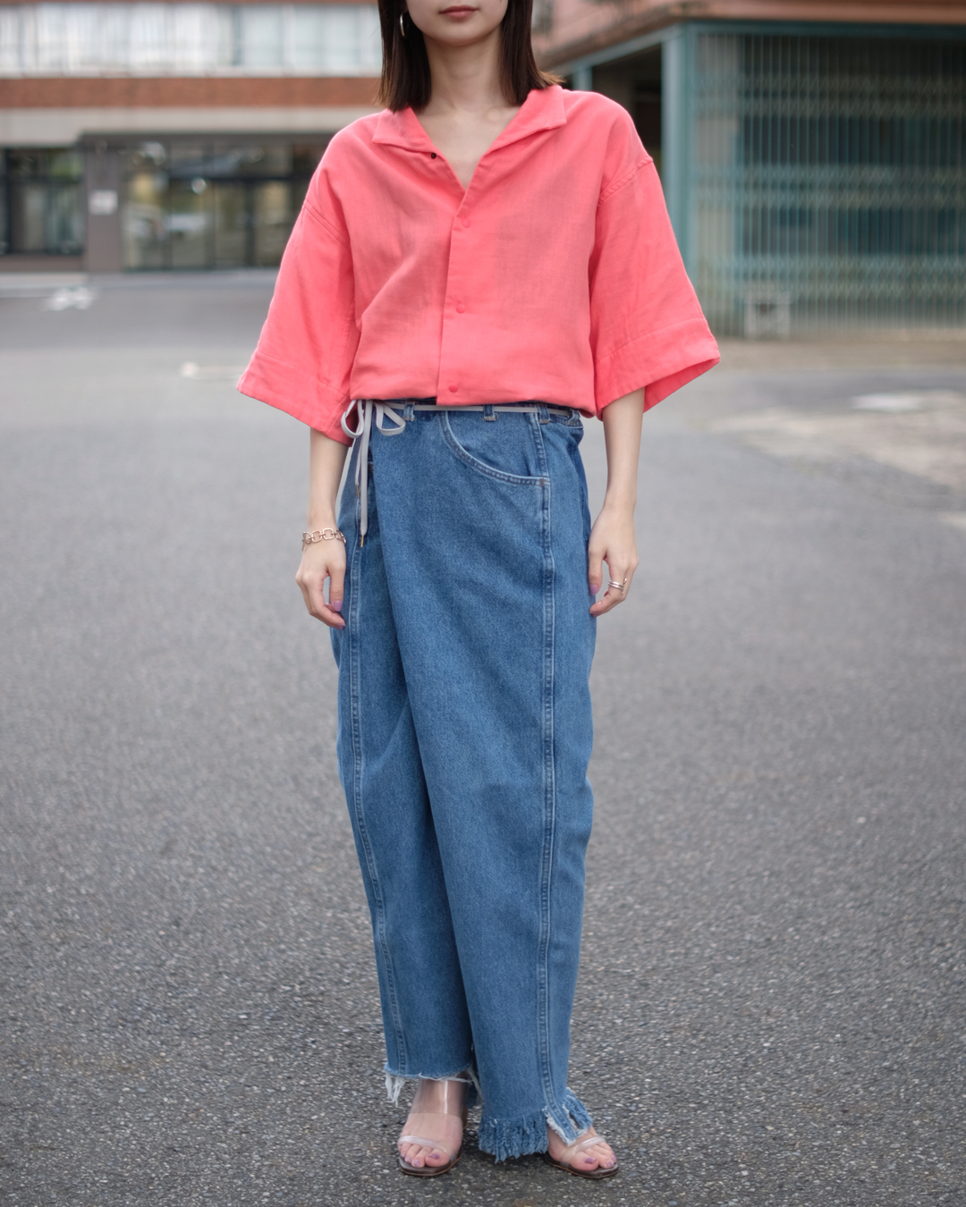 MAISON EUREKA VINTAGE REWORK BIGGY PANTS