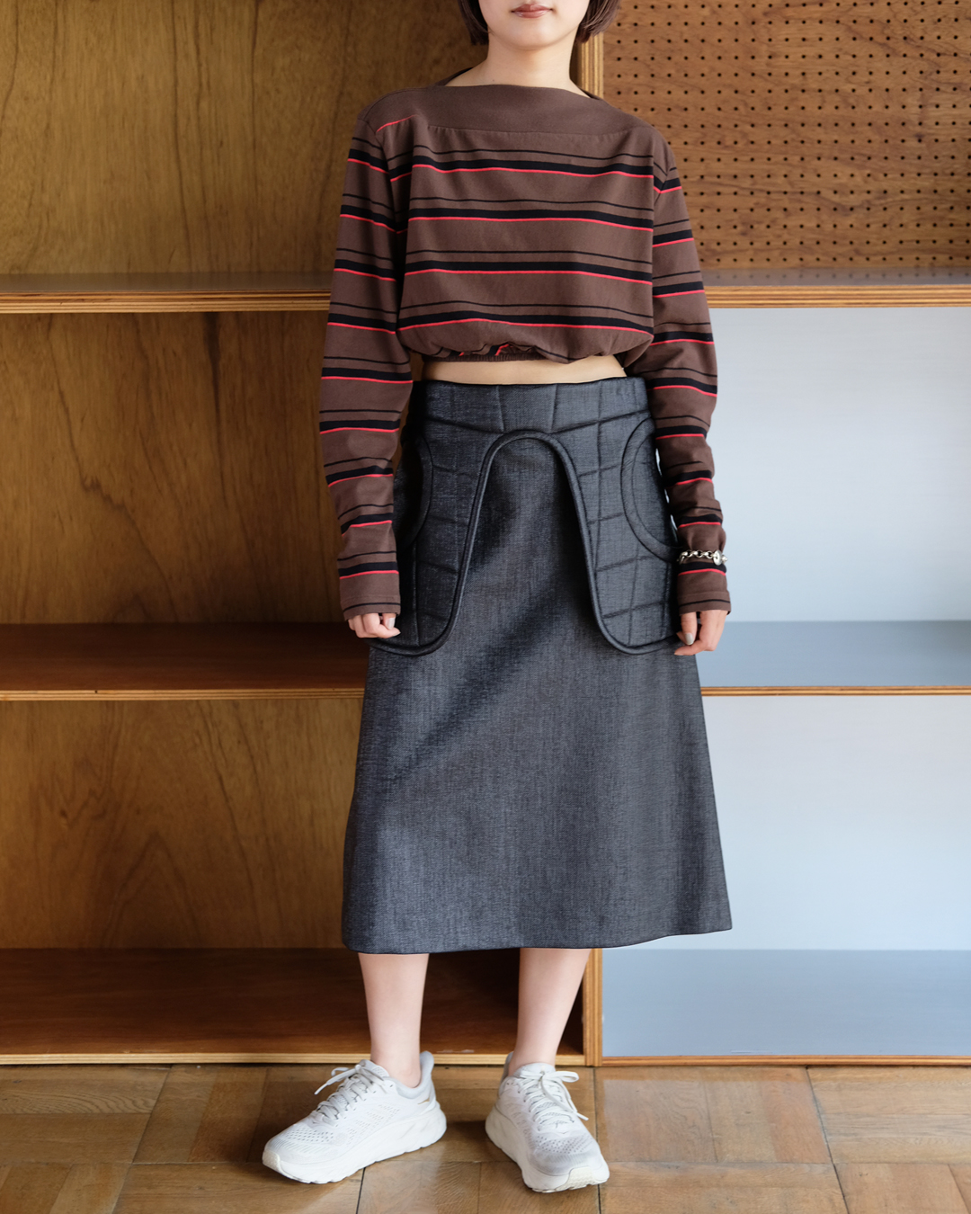 fumika uchida MOHAIR I LINE SKIRT 36