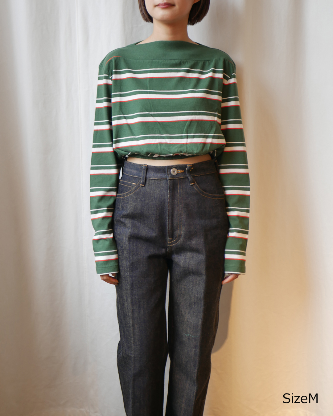 Border Long Sleeve Cropped Top | EUREKA FACTORY HEIGHTS