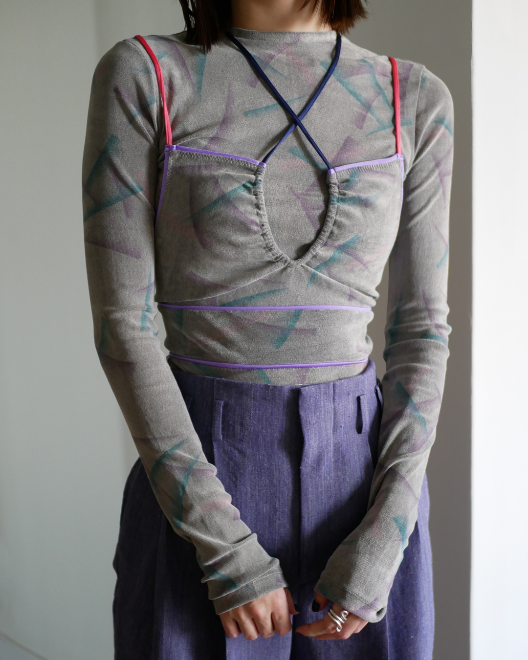 fumikauchida-flockyprintedtulledoublefrontbodysuit
