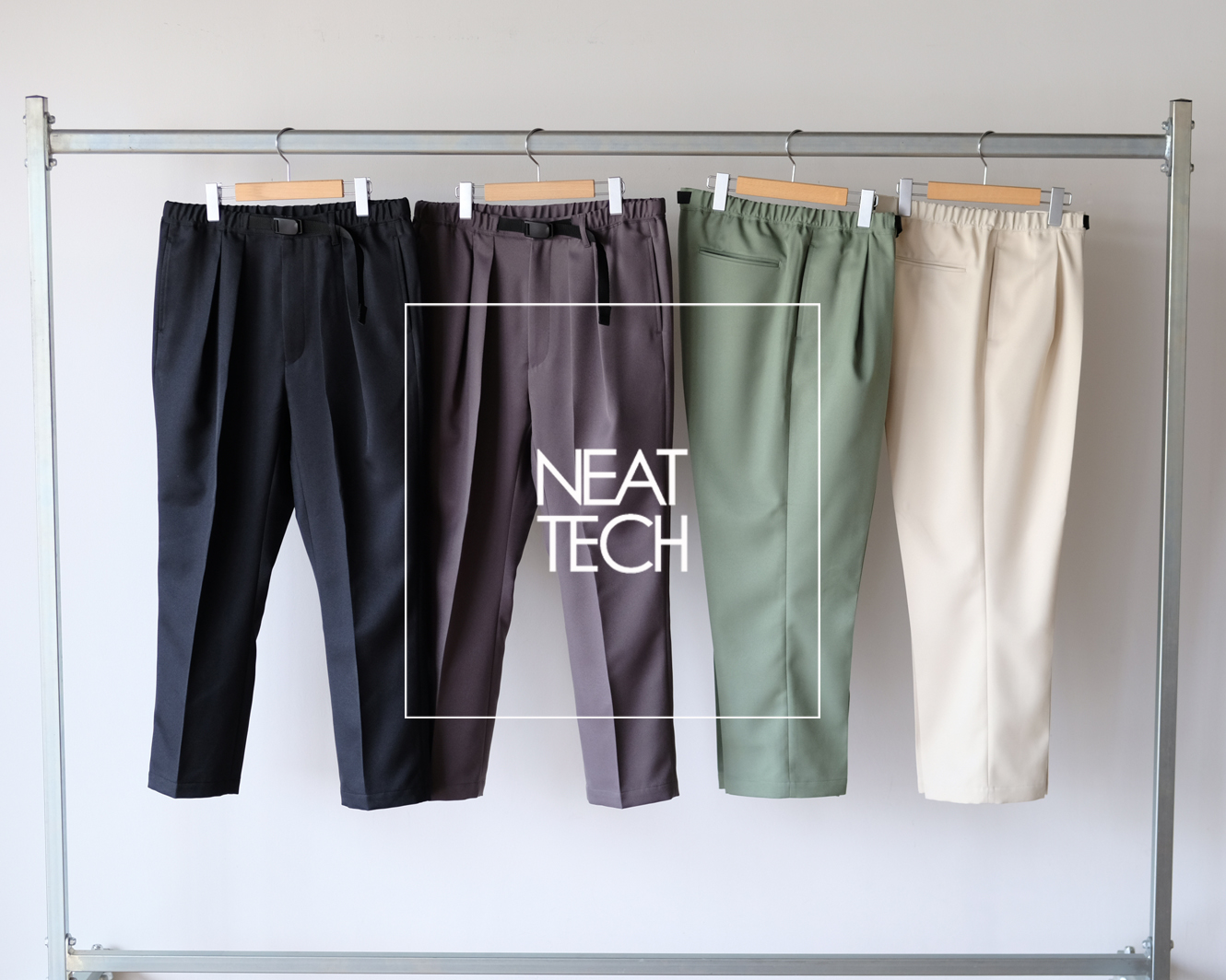 NEAT TECH / T/C Twill Standard Easy Trousers | EUREKA FACTORY HEIGHTS NEAT TECH / T/C Twill Standard Easy Trousers | EUREKA FACTORY HEIGHTS