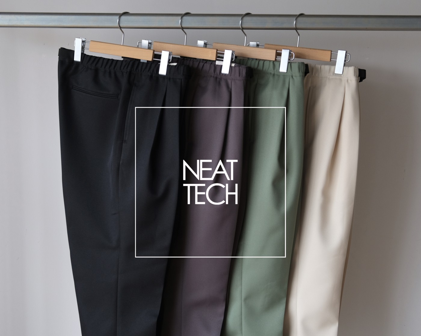 NEAT TECH / T/C Twill Standard Easy Trousers | EUREKA FACTORY HEIGHTS