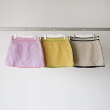 Chambray A-Line Mini Skirt | EUREKA FACTORY HEIGHTS