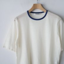 未使用AURALEE High Gauge Wool Silk Knit 難あり Auralee Hard Twist High Gauge Wool Silk Knit Black – Neighbour