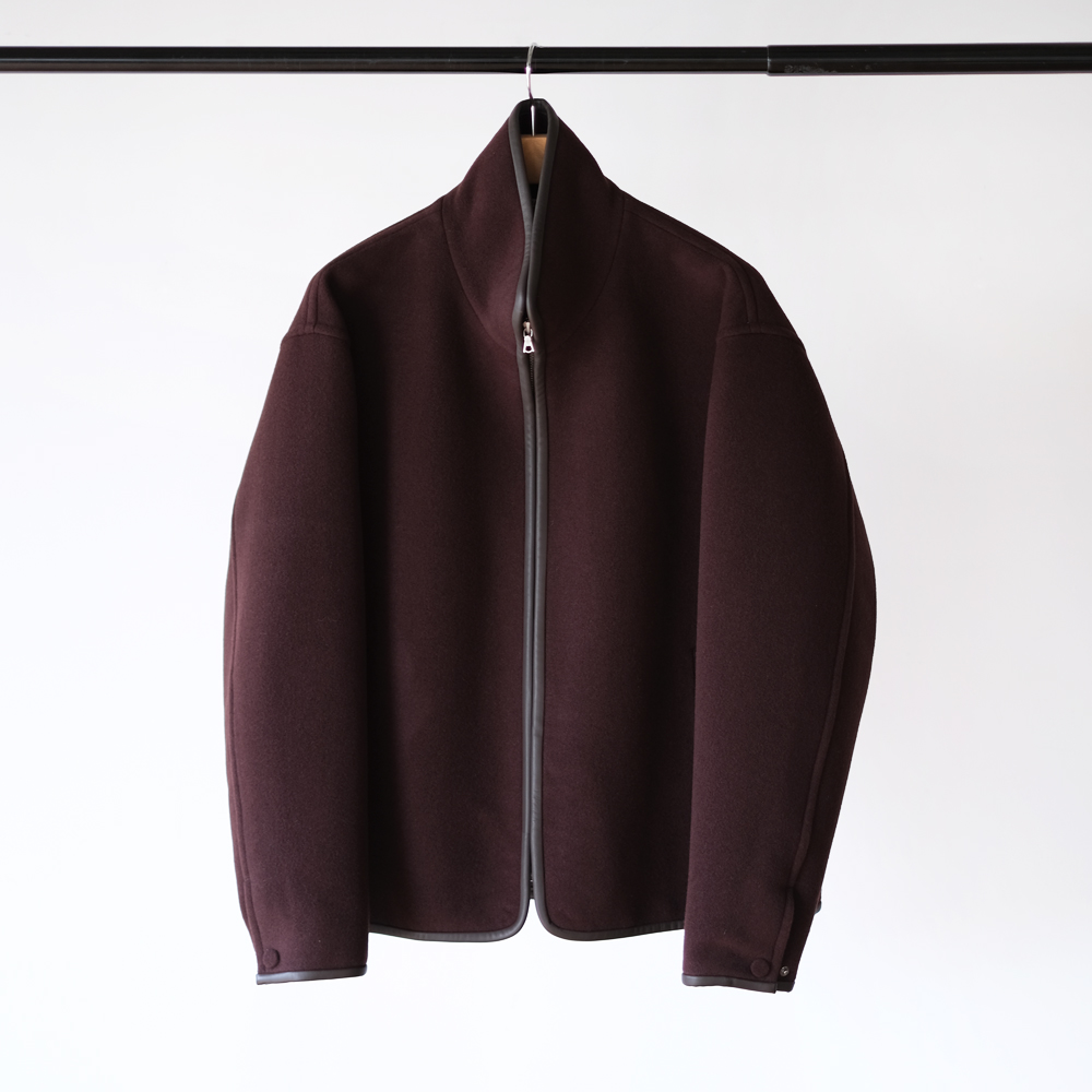 AURALEE Silk Triple Cloth Zip Blouson 4