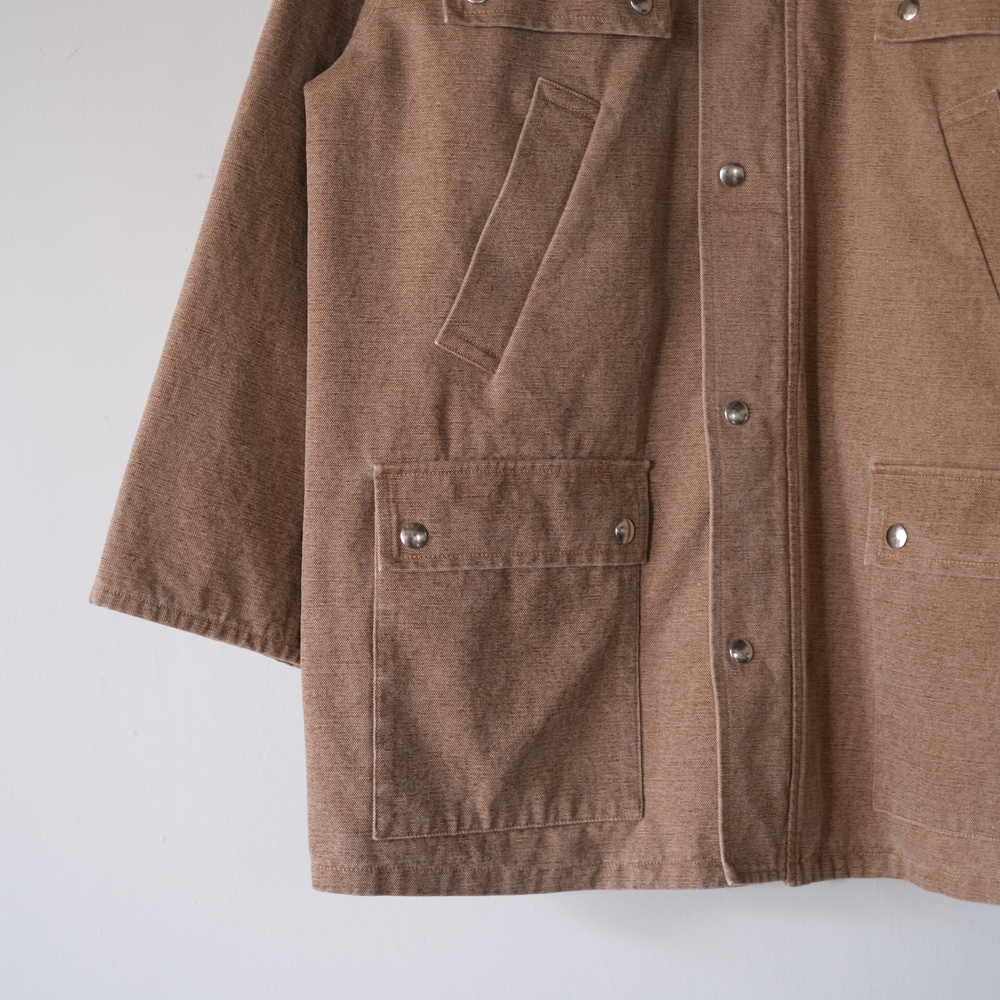 Washed Organic Canvas Hunting Blouson | EUREKA FACTORY HEIGHTS Washed Organic Canvas Hunting Blouson | EUREKA FACTORY HEIGHTS