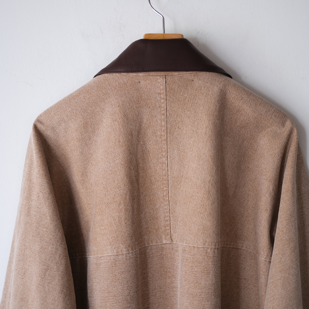 Washed Organic Canvas Hunting Blouson | EUREKA FACTORY HEIGHTS Washed Organic Canvas Hunting Blouson | EUREKA FACTORY HEIGHTS