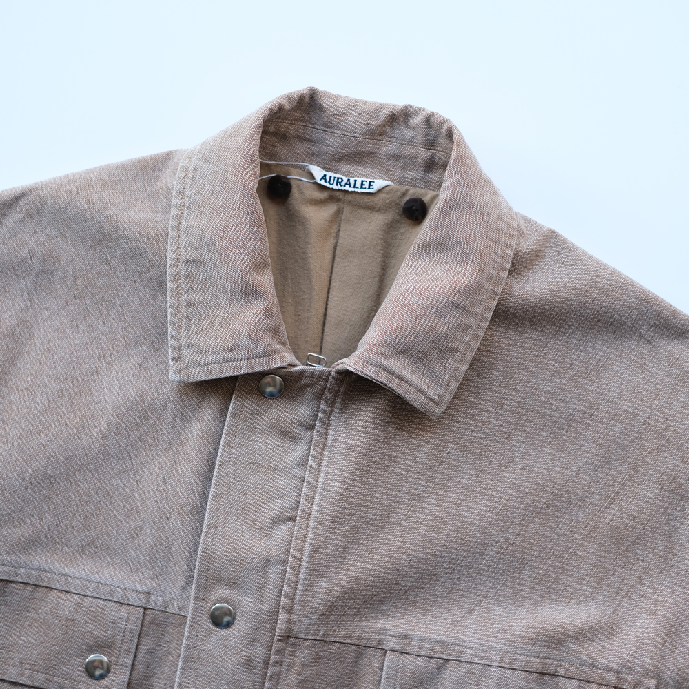 Washed Organic Canvas Hunting Blouson | EUREKA FACTORY HEIGHTS