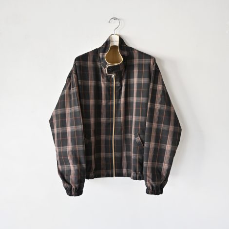 fumikauchida-coatedcottonplaidreversibleblouson