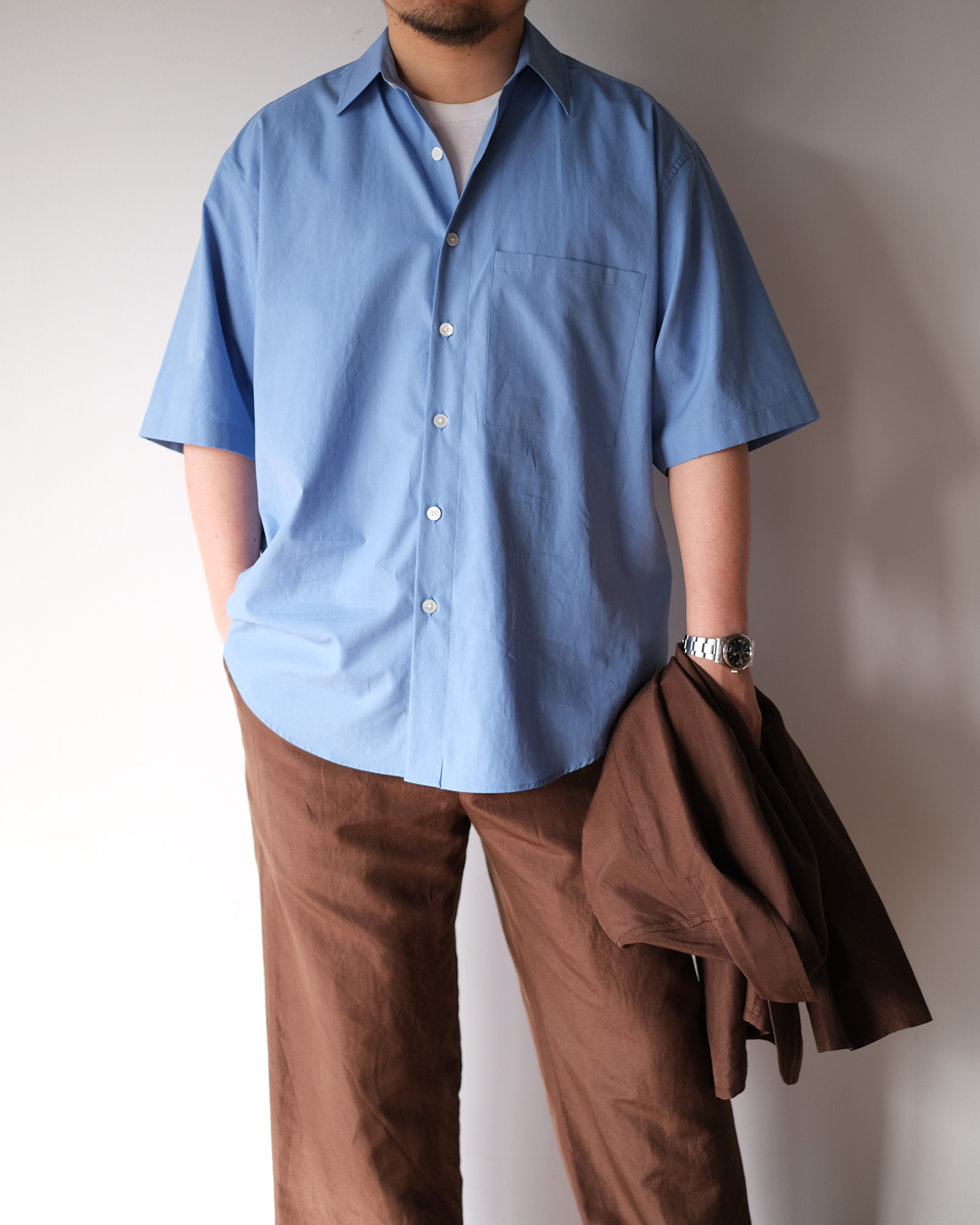 auralee-25sswashedfinxtwillbighalfsleevedshirt