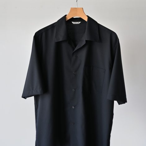 auralee-superfinetropicalwoolhalfsleevedshirt