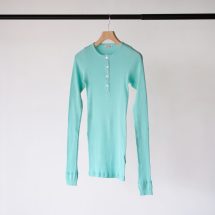 トップス AURALEE ORGANIC SOFT RIB HENLY NECK P/O Organic Soft Rib Henly Neck P/O | EUREKA FACTORY HEIGHTS