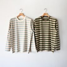 トップス GRADIENT STRIPE JERSEY L/S TEE AURALEE/オーラリー】GRADIENT STRIPE JERSEY L/S TEE A25AP03GJ