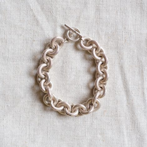 ralaganpre-silvercircleheavychainbracelet