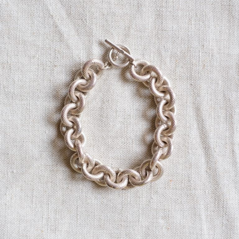 ralaganpre-silvercircleheavychainbracelet