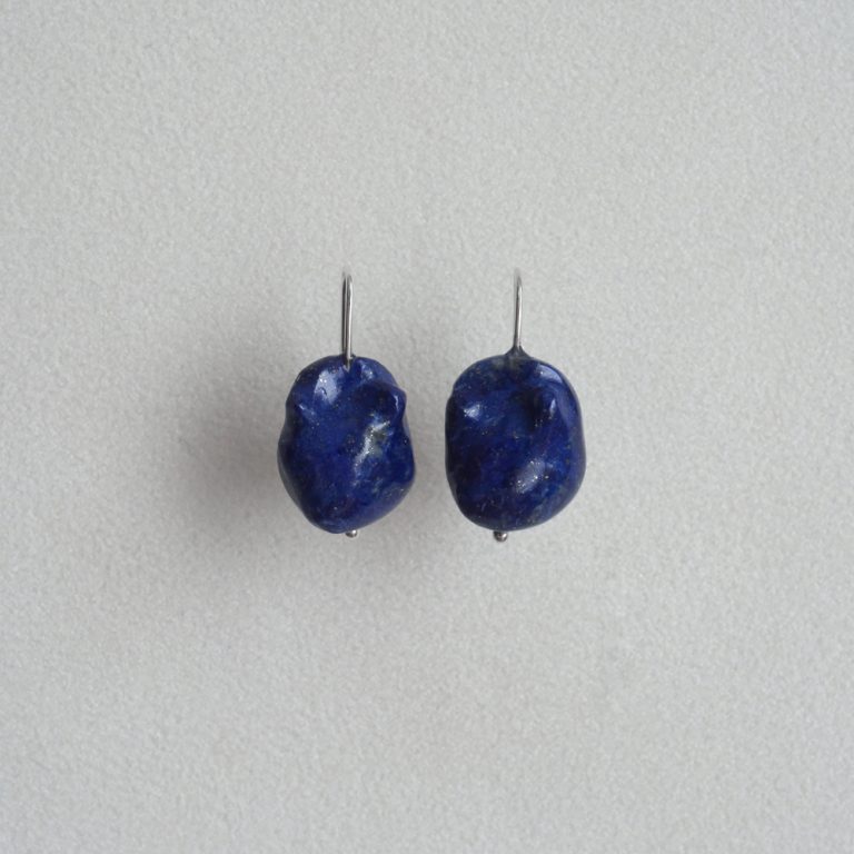 ralaganpopup-distortedstoneearringsLapis